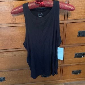 Zella  women's black tank top sz XL